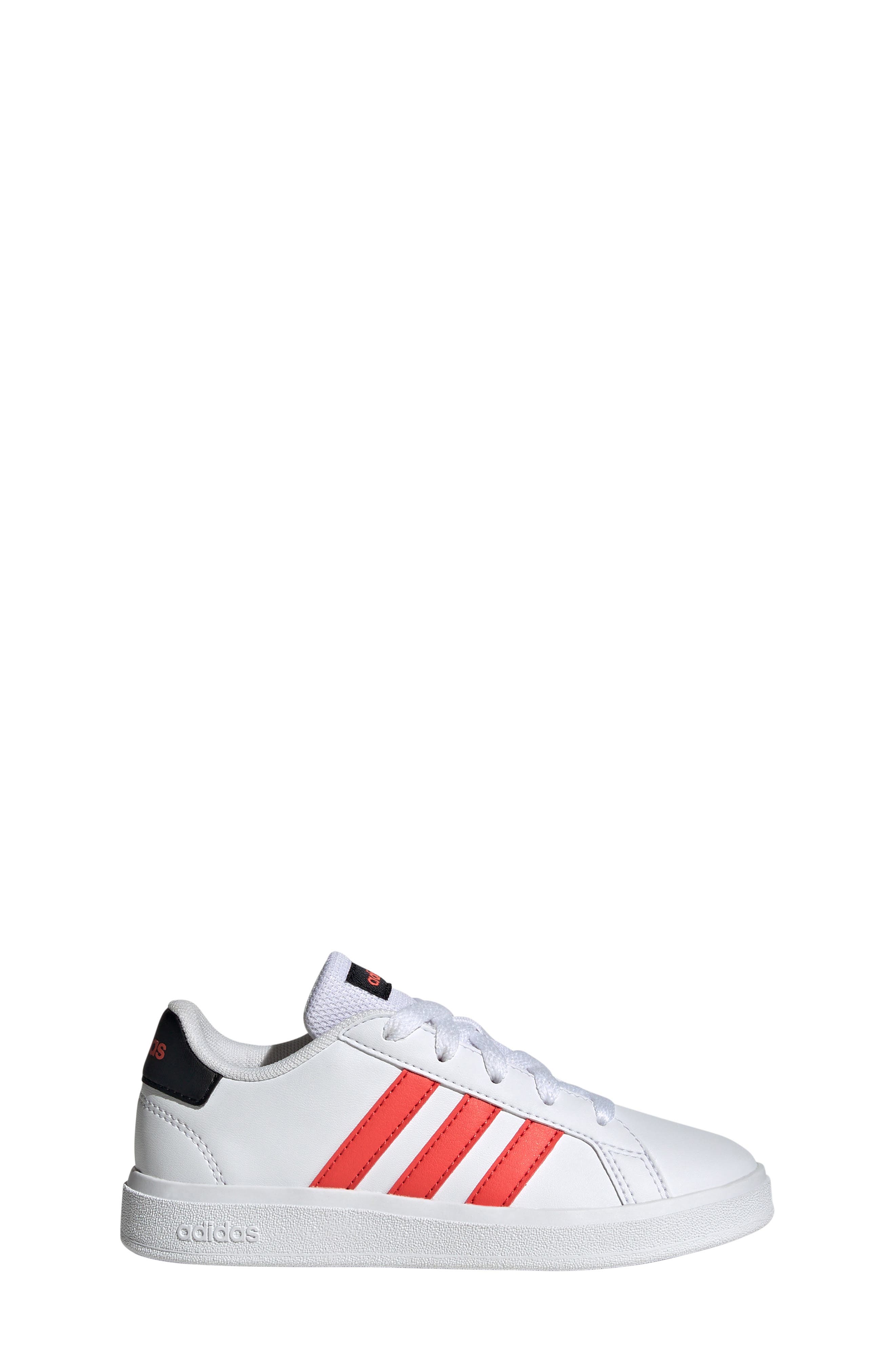 Grand Court 2.0 Sneaker, Main, color, WHITE/ BRIGHT RED/ BLACK