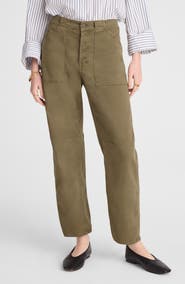 Madewell Darted Barrel Leg Pants