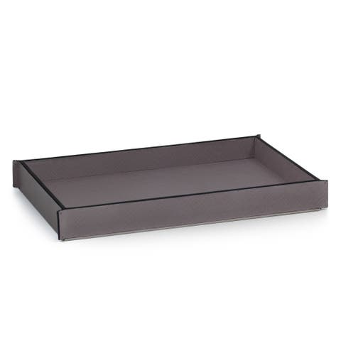 Piega Saffiano Gray Tray