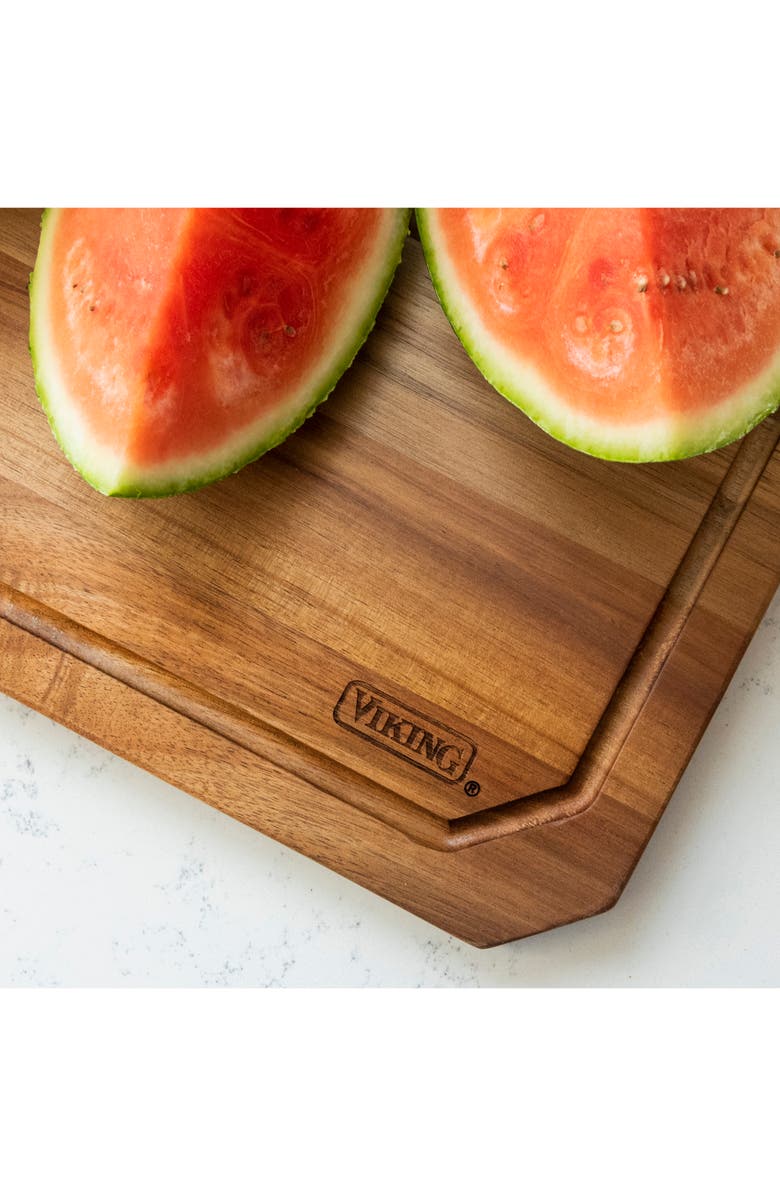 Viking Acacia Wood Carving Board with Juice Groove, Alternate, color, Acacia Wood