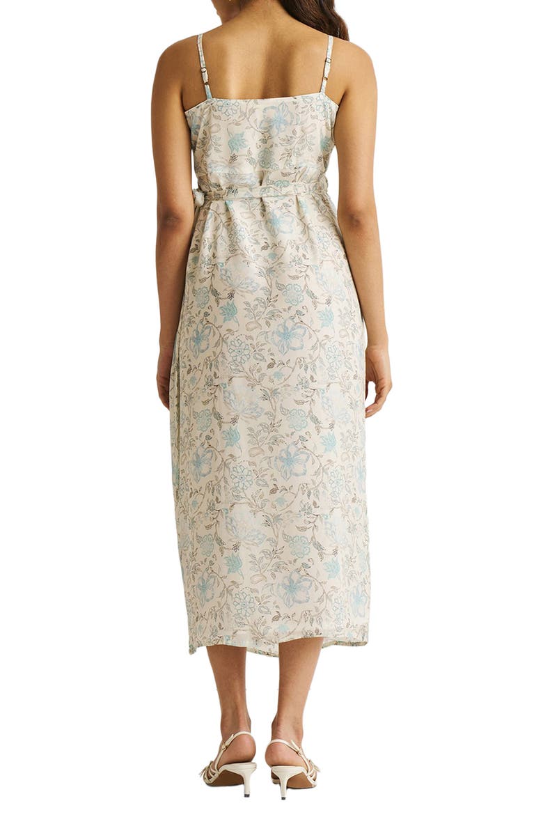 Reistor Strappy Wrap Dress, Alternate, color, Lily Love