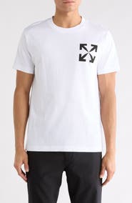 Off-White Single Arrow Slim Fit Short Sleeve T-Shirt