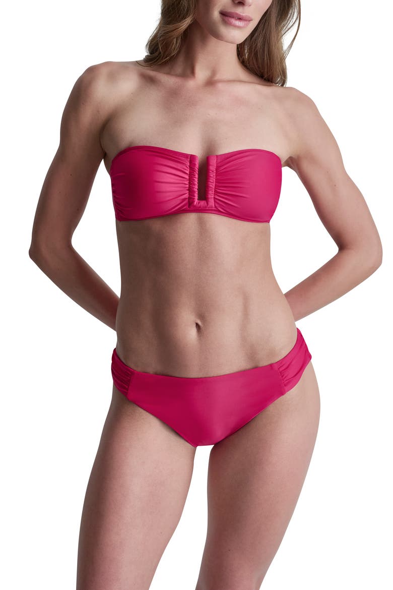 Shirred Two-Piece Swimsuit, Main, color, AMALFI