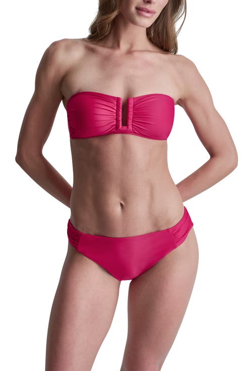 Shirred Two-Piece Swimsuit
