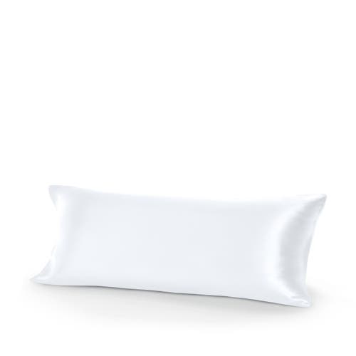Bare Home 19 Momme 100% Mulberry Silk Pillowcase, Body Size In White