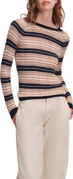 rag & bone Teresa Striped Silk Blend Sweater