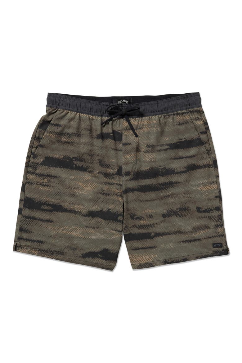 Surftrek Elastic Waist Shorts, Alternate, color, DARK MILITARY