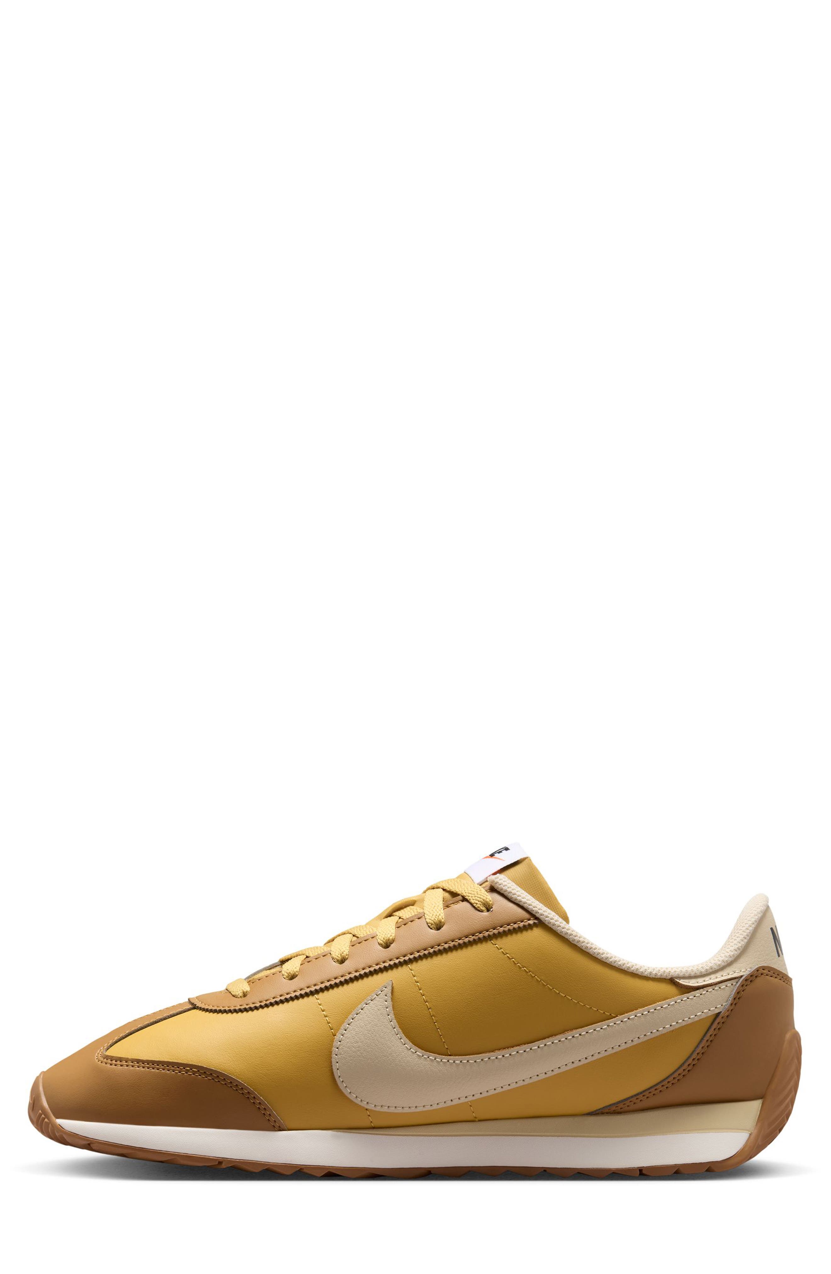 Pacific Leather Sneaker, Alternate, color, WHEAT GOLD/ BEACH