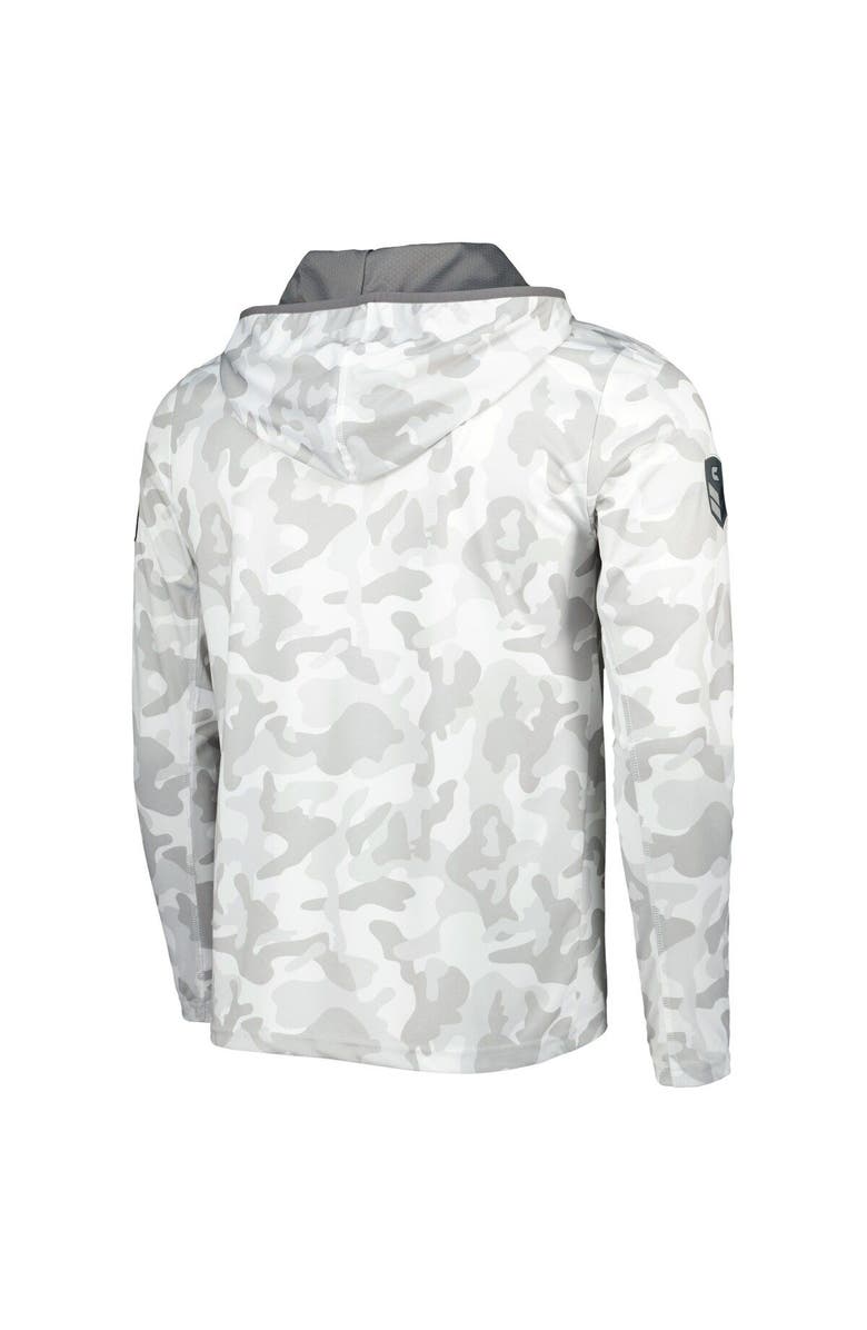 COLOSSEUM Men's Colosseum Arctic Camo Navy Midshipmen OHT Military Appreciation Long Sleeve Hoodie Top, Alternate, color, Arctic Camo