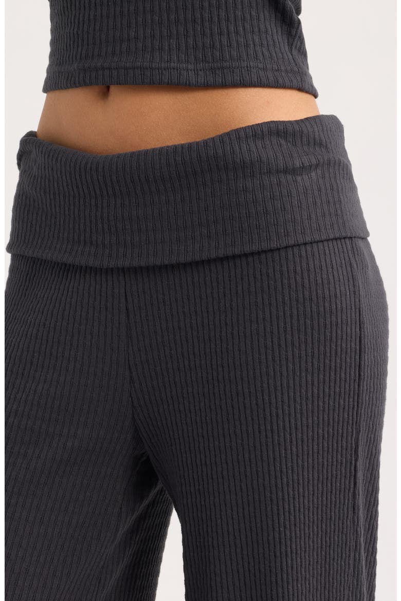 Sweet Coast Wide Leg Knit Pants, Alternate, color, BLACK SANDS
