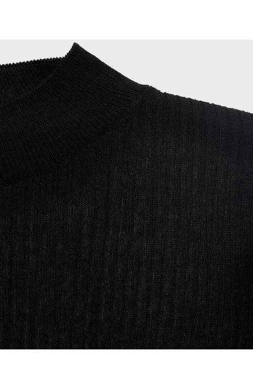Mango Short Sleeve Crop Sweater
