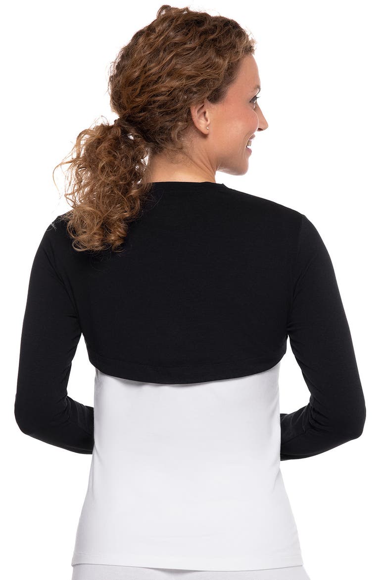 Women's Luna Pullover Shrug, UPF 50+ Sun Protection, Alternate, color, Black