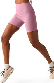 Beyond Yoga Keep Pace Space Dye Bike Shorts