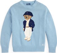 Polo Ralph Lauren Oversize Polo Bear Cotton Sweater