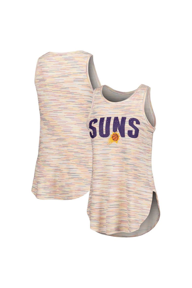 Women's Concepts Sport White Phoenix Suns Sunray Tank Top, Main, color, White