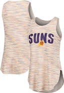 CONCEPTS SPORT Women's Concepts Sport White Phoenix Suns Sunray Tank Top