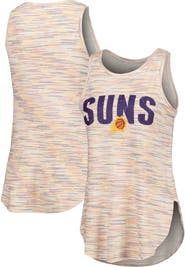 CONCEPTS SPORT Women's Concepts Sport White Phoenix Suns Sunray Tank Top