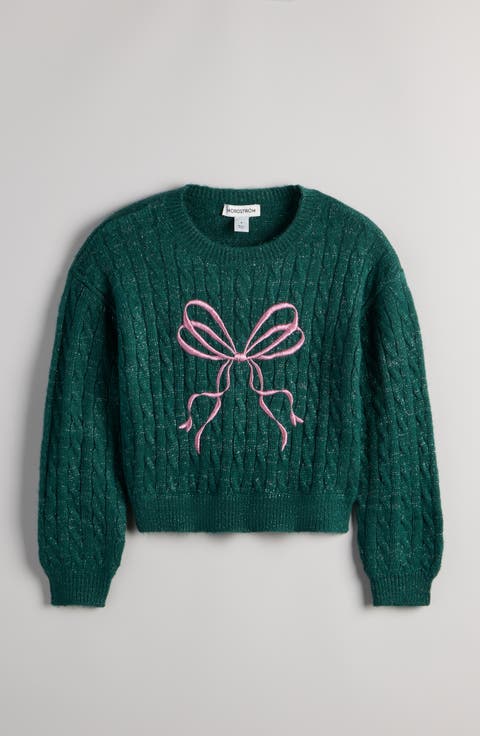 Kids' Cable Knit Sweater