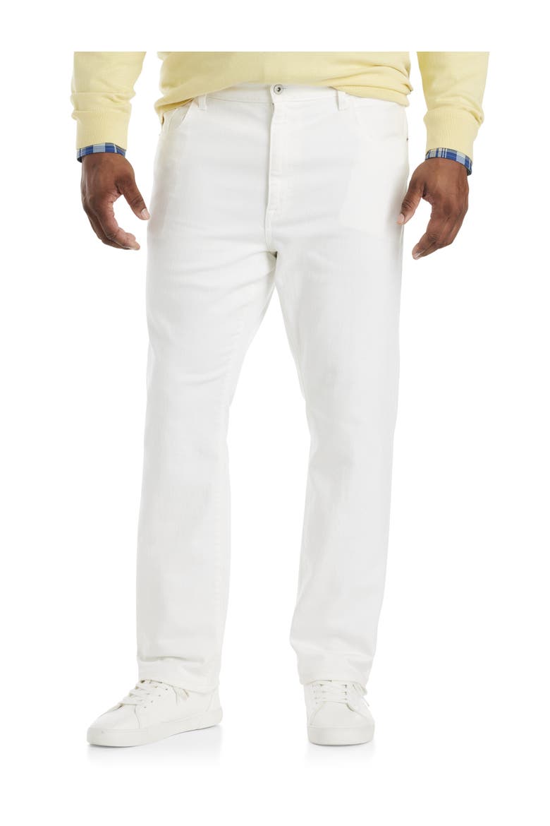 Big & Tall Glacier Bay Straight-Fit Denim Jeans, Main, color, WHITE