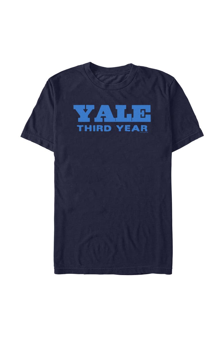 Men's Yale University Third Year Logo  Graphic T-Shirt, Main, color, Navy Blue