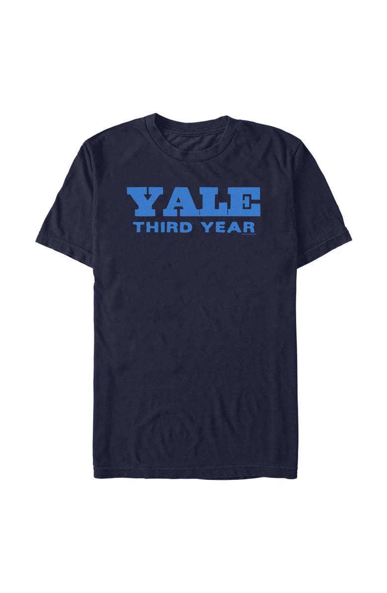 Yale University Men's Yale University Third Year Logo Graphic T-Shirt, Main, color, Navy Blue
