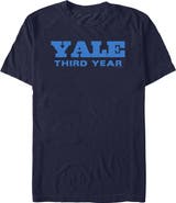 Yale University Men's Yale University Third Year Logo Graphic T-Shirt