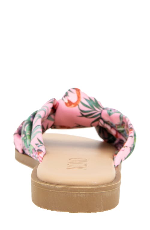Xoxo Menata Slide Sandal In Flamingos