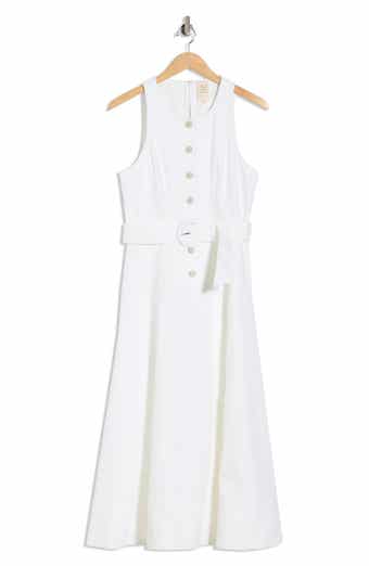 Cinq à Sept Margaret Sleeveless Cotton Blend A-Line Dress