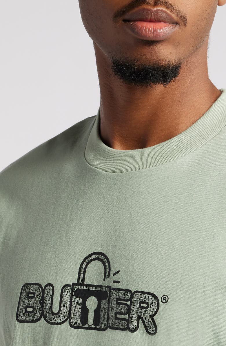 Butter Goods Lock Graphic T-Shirt, Alternate, color, 