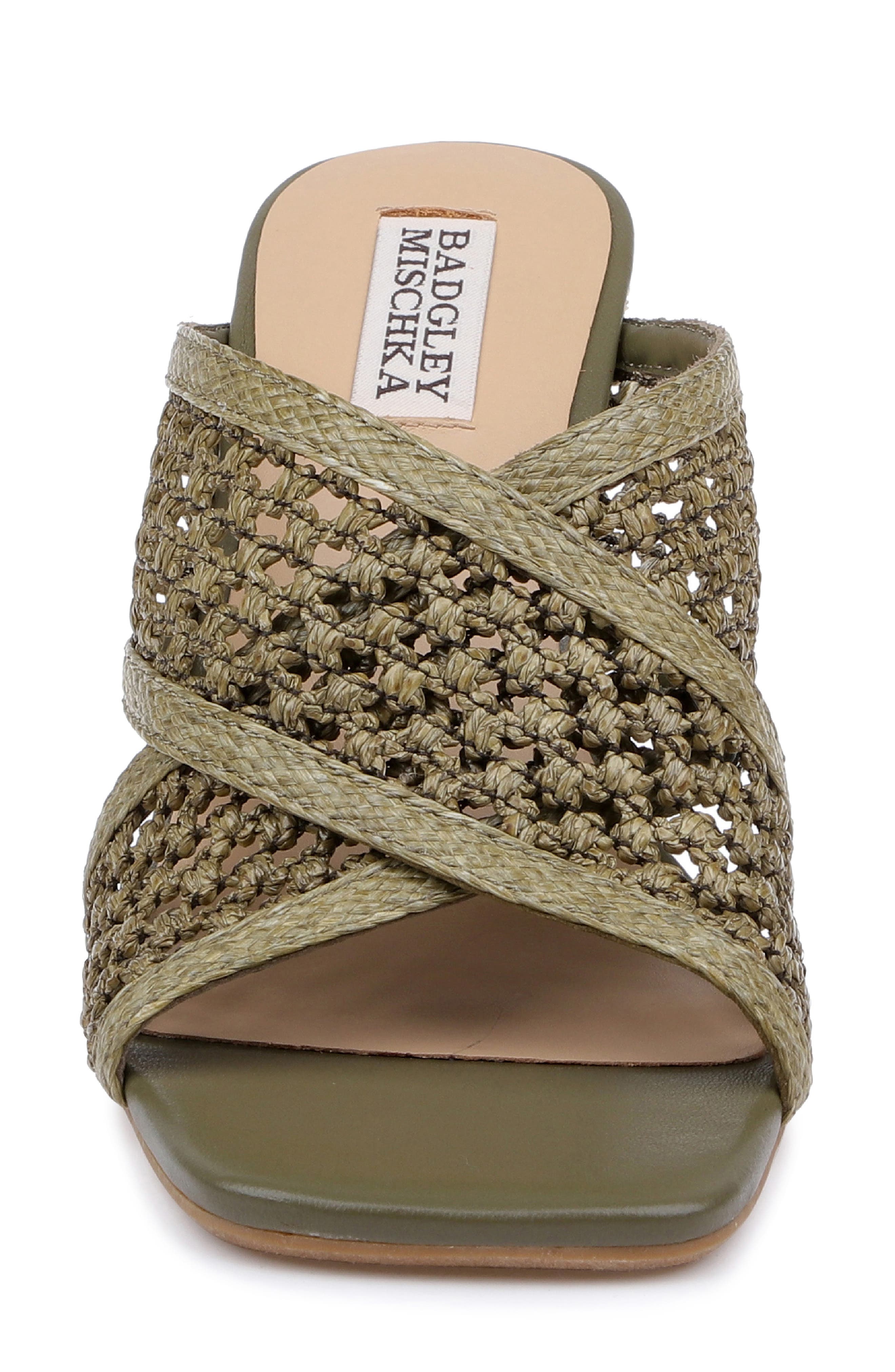 Xandria Wedge Sandal, Alternate, color, OLIVE