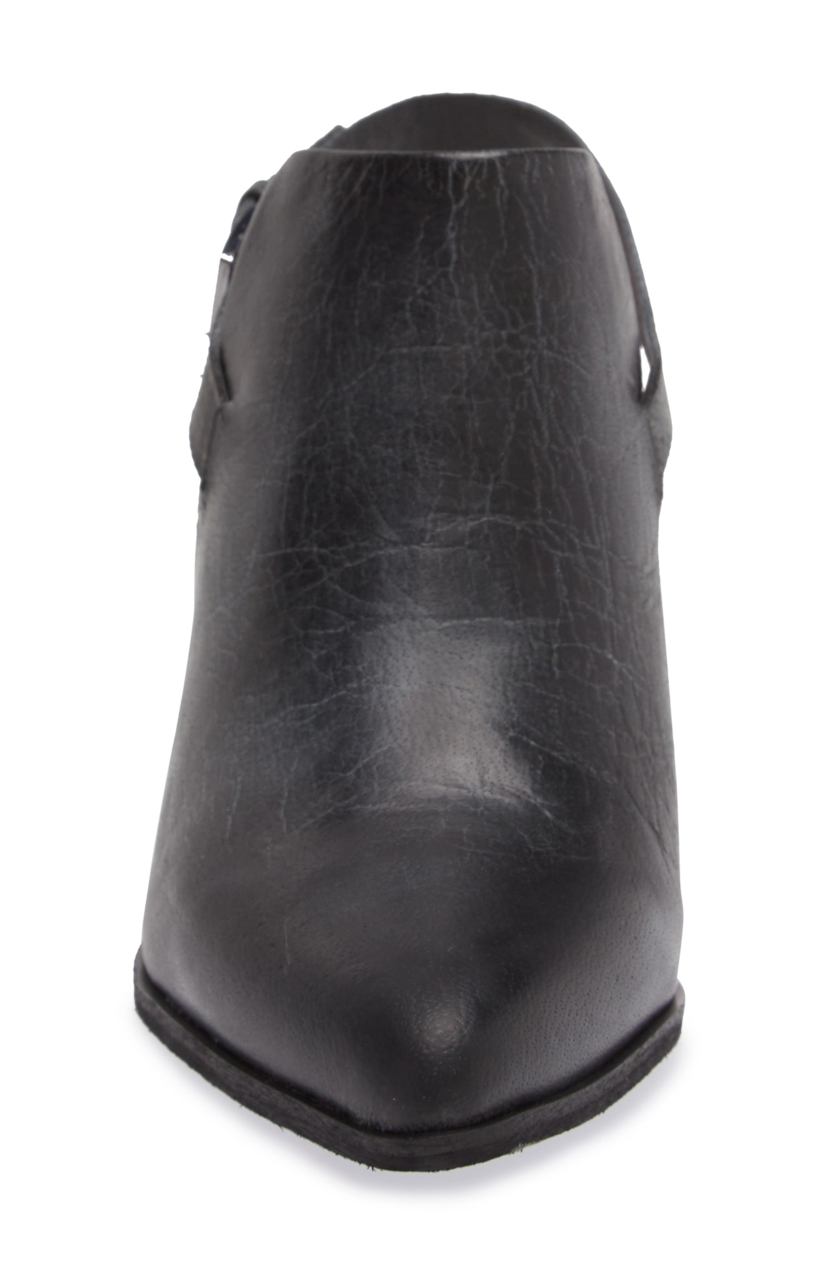 Chocolat Blu Eldorado Slingback Pointed Toe Mule, Alternate, color, Black Leather