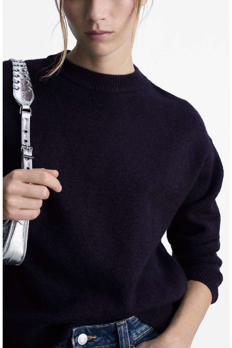 Mariano Crewneck Sweater, Main, color, NAVY
