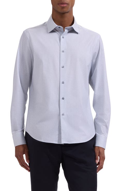 James OoohCotton® Geo Print Button-Up Shirt