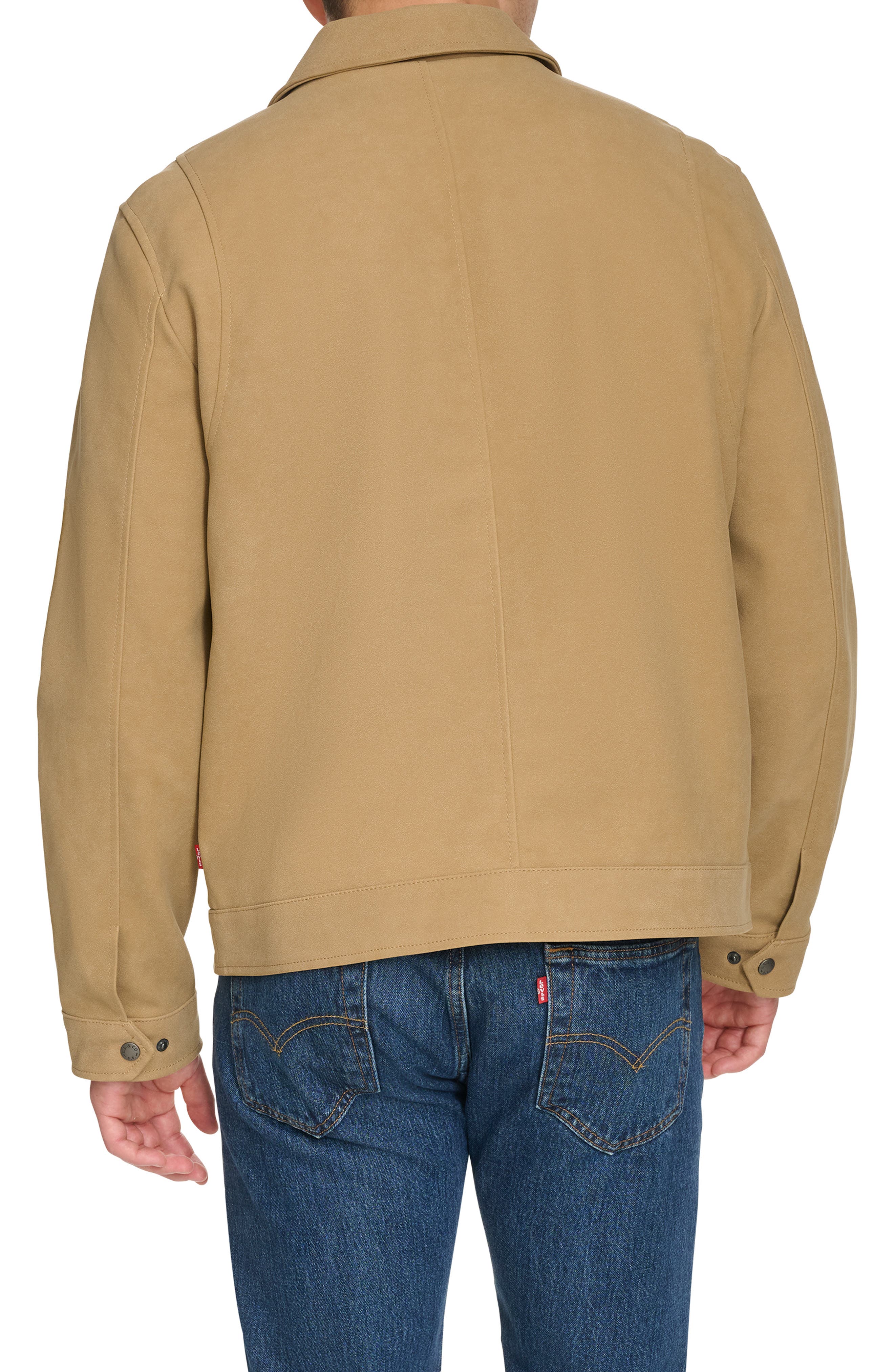 Faux Suede Utility Jacket - image 2