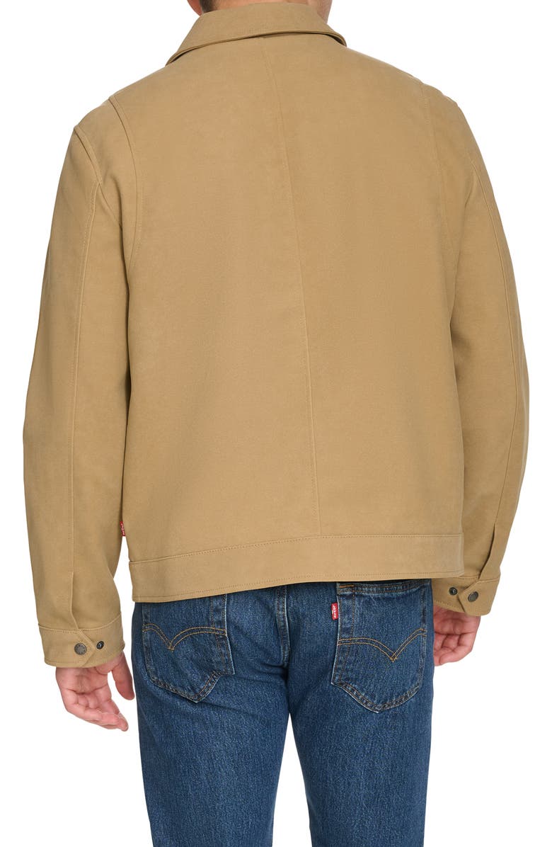 Faux Suede Utility Jacket