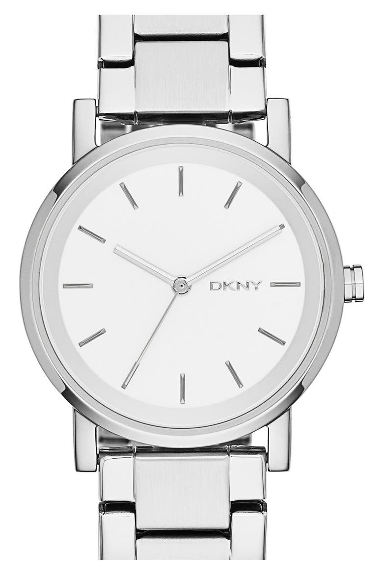 'Soho' Round Watch, 34mm, Main, color, SILVER