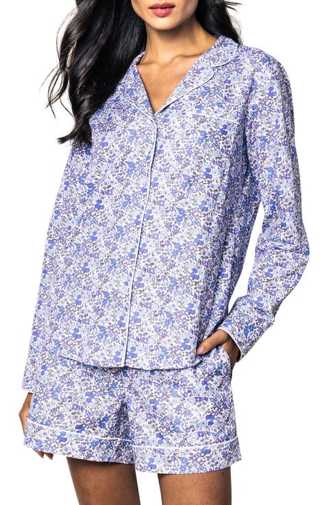 Fleur Dazur Floral Short Pajamas