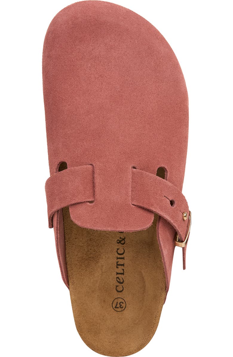 Celtic & Co. Stud Strap Clog, Alternate, color, Terracotta