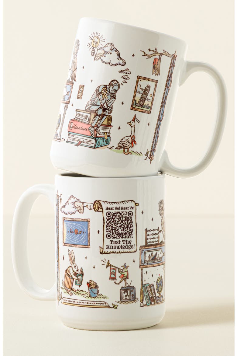 Trivia Every Day Interactive QR Mug, Main, color, Multi