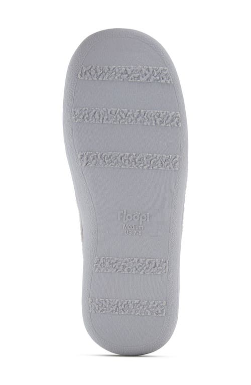 Floopi French Terry Flip Flop In Gray