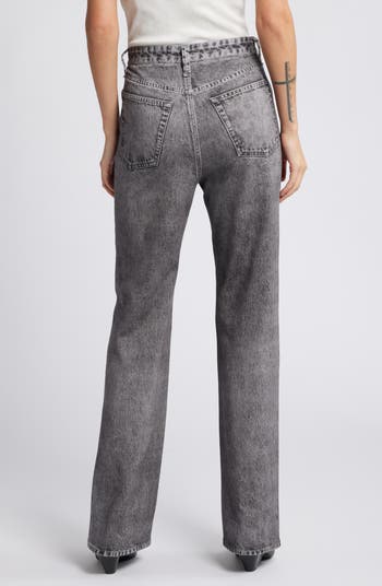 Miramar Trompe l'Oeil High Waist Wide Leg Jeans