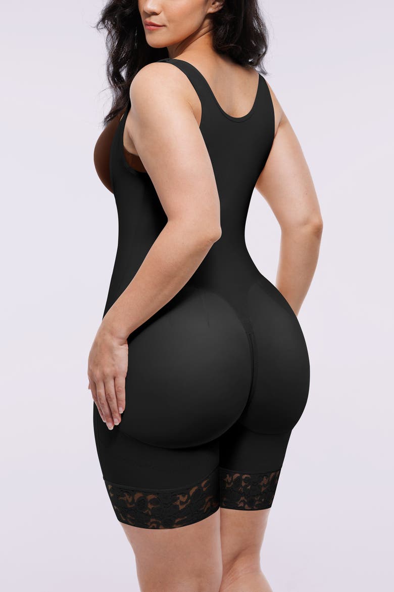 AirSlim® Extreme Compression Open Bust Bodysuit, Alternate, color, Black