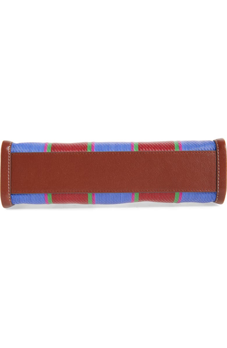 Anya Hindmarch Eyes Stripe Clutch, Alternate, color, Medium Red