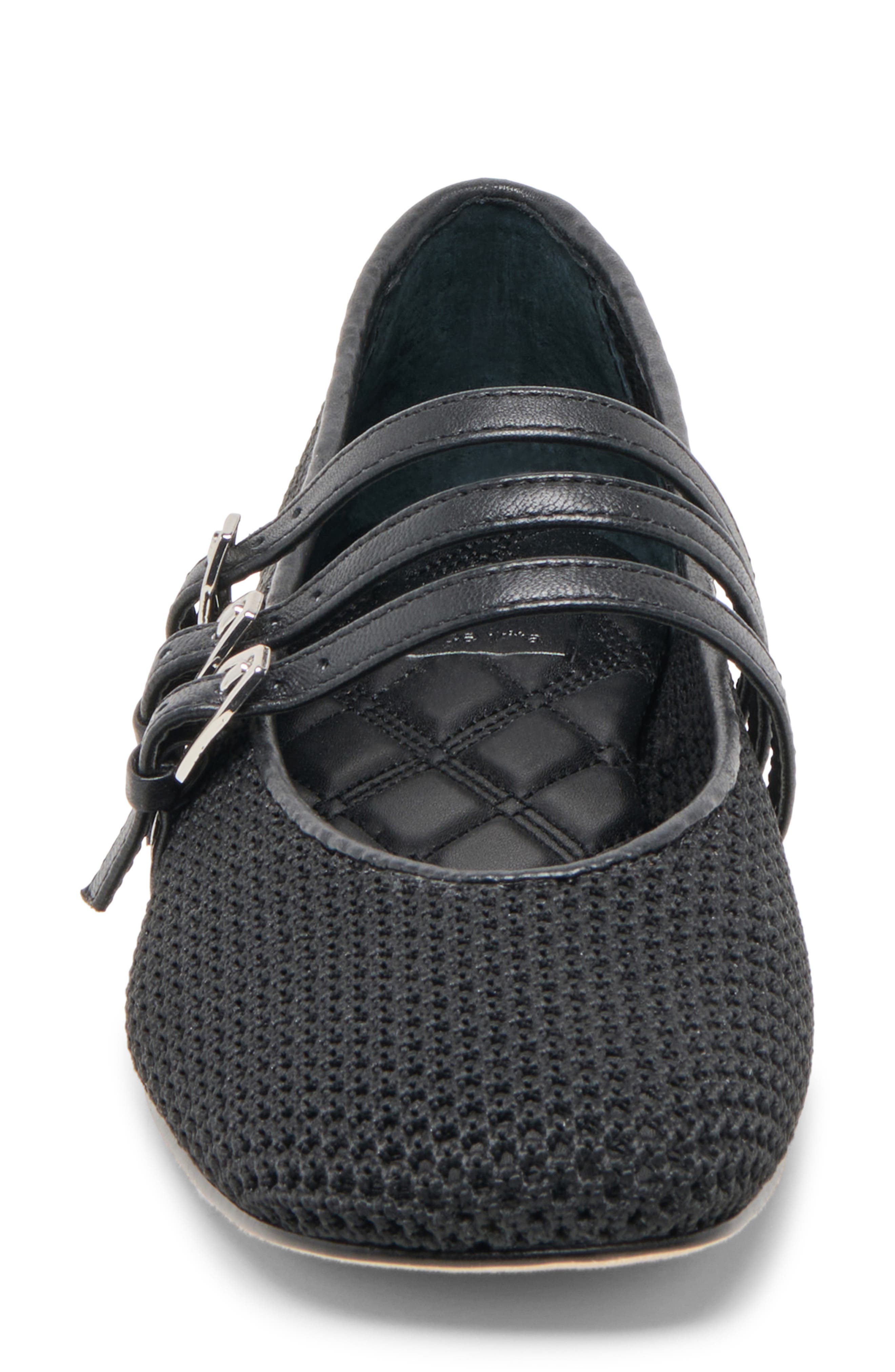 Dolce Vita Alisen Mesh Mary Jane Flat, Alternate, color, Onyx Woven Knit
