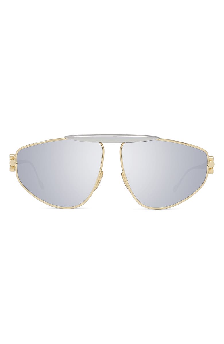 Loewe Anagram 61mm Pilot Sunglasses, Main, color, 
