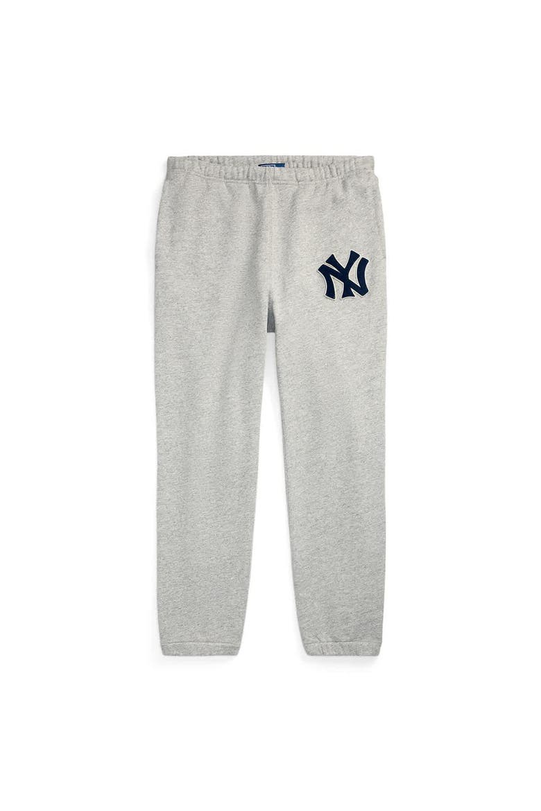 Heather Gray Yankees Sweatpants, Alternate, color, Heather Gray