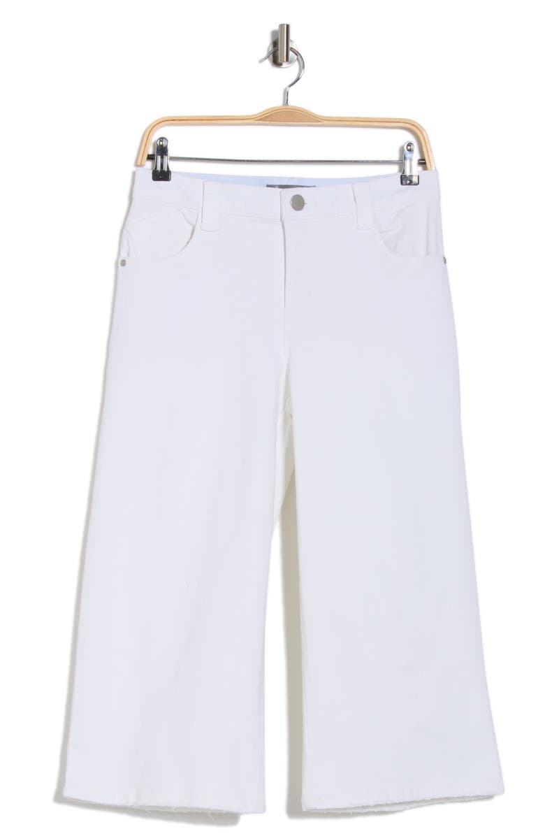 Democracy Relaxed Crop Capri Jeans, Alternate, color, Optic White Artisanal