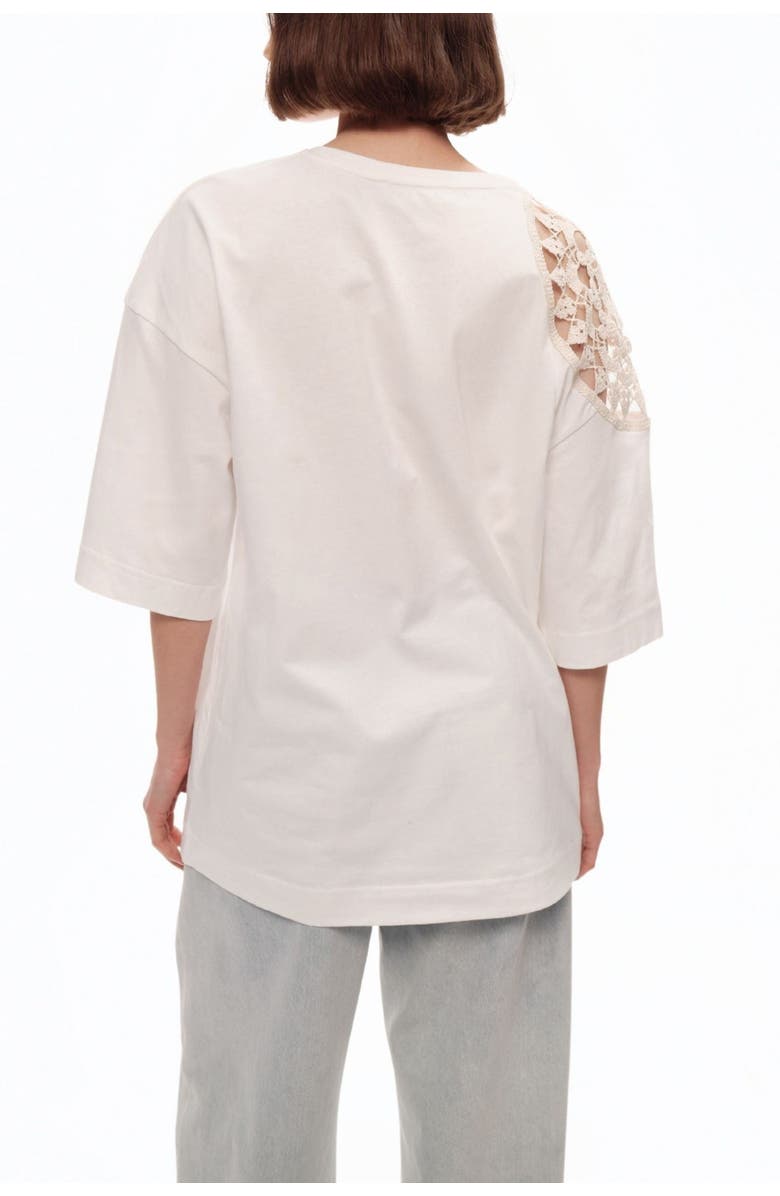 Nocturne Embroidered Detail T-Shirt, Alternate, color,