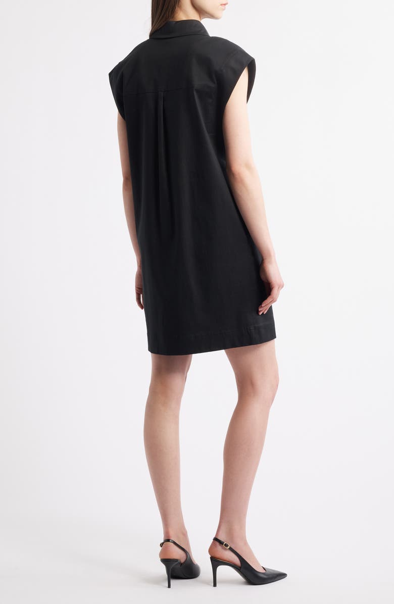Ming Wang x Tanya Foster Utility Shift Dress, Alternate, color, 