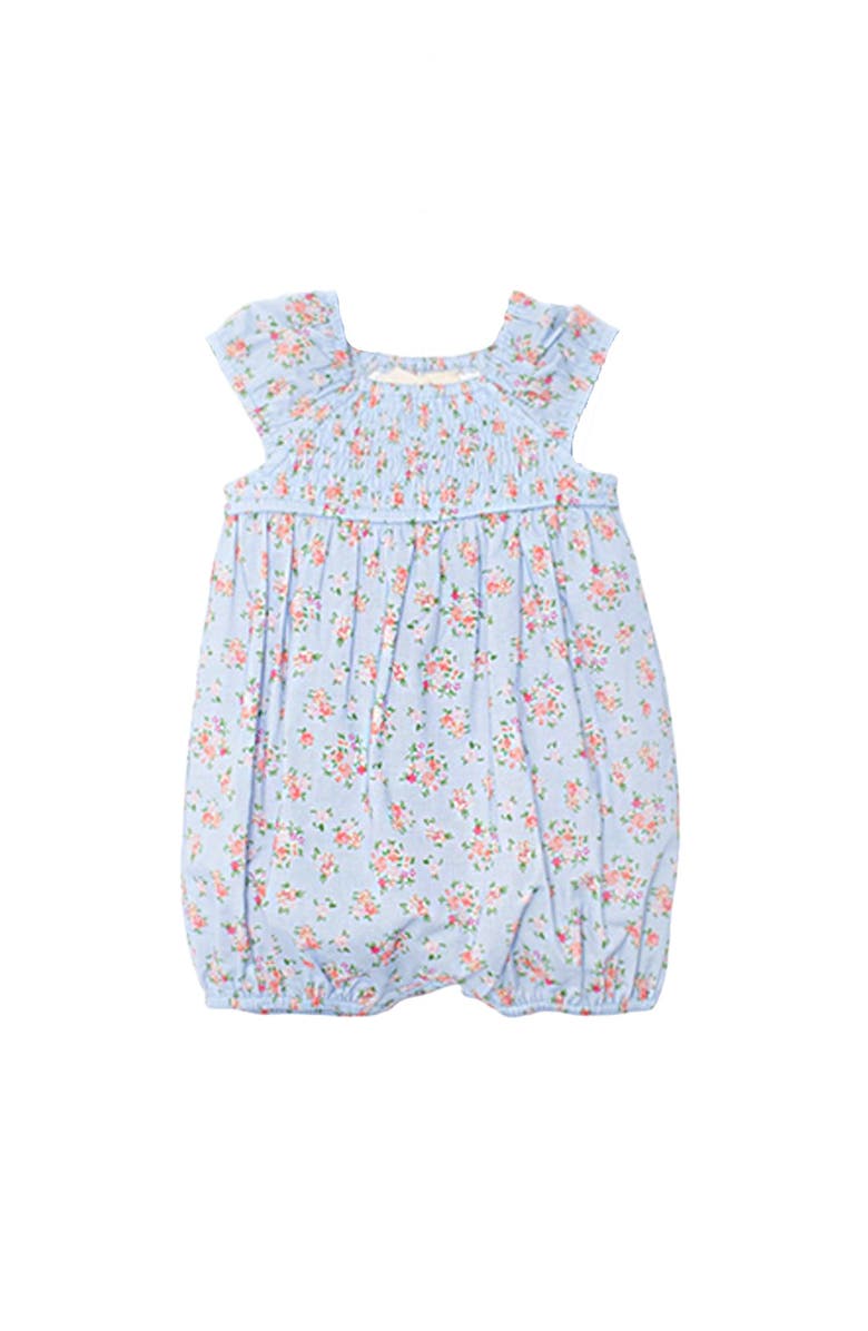 Mabel + Honey Delia Sleeveless Romper, Main, color, Blue